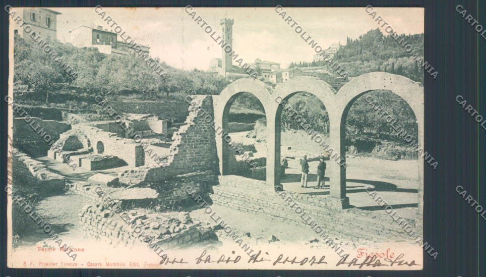 Firenze Fiesole Terme cartolina ZG1100 – fronte