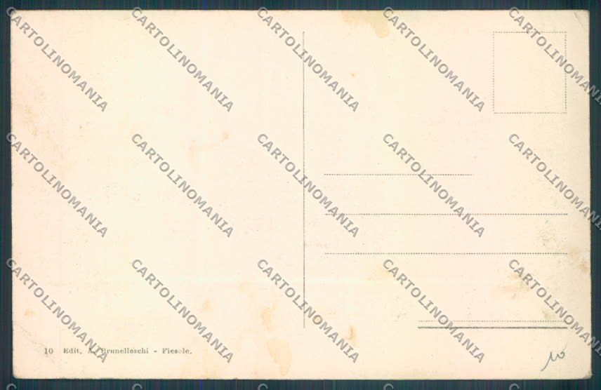 Firenze Fiesole cartolina ZG1105 – retro