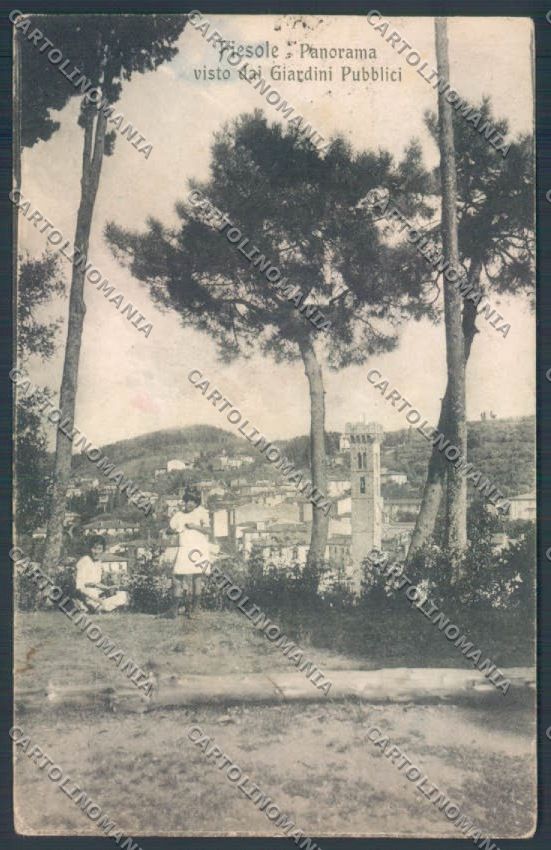 Firenze Fiesole SCOLLATA cartolina ZG1123 – fronte