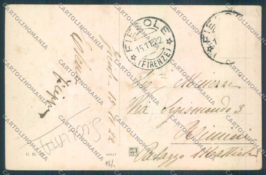 Firenze Fiesole SCOLLATA cartolina ZG1123 – retro