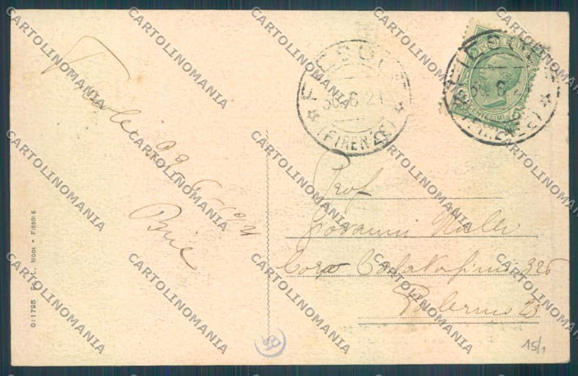 Firenze Fiesole cartolina ZG1124 – retro