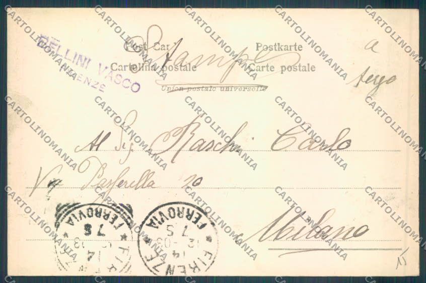 Firenze Fiesole cartolina ZG1129 – retro