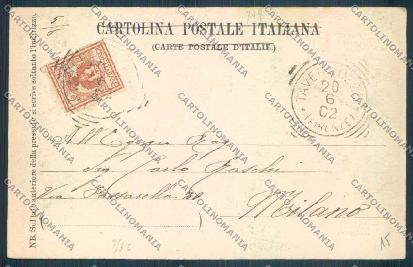 Firenze Fiesole cartolina ZG1133 – retro