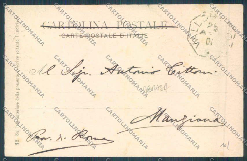 Firenze Reggello Vallombrosa ABRASA cartolina ZG1141 – retro