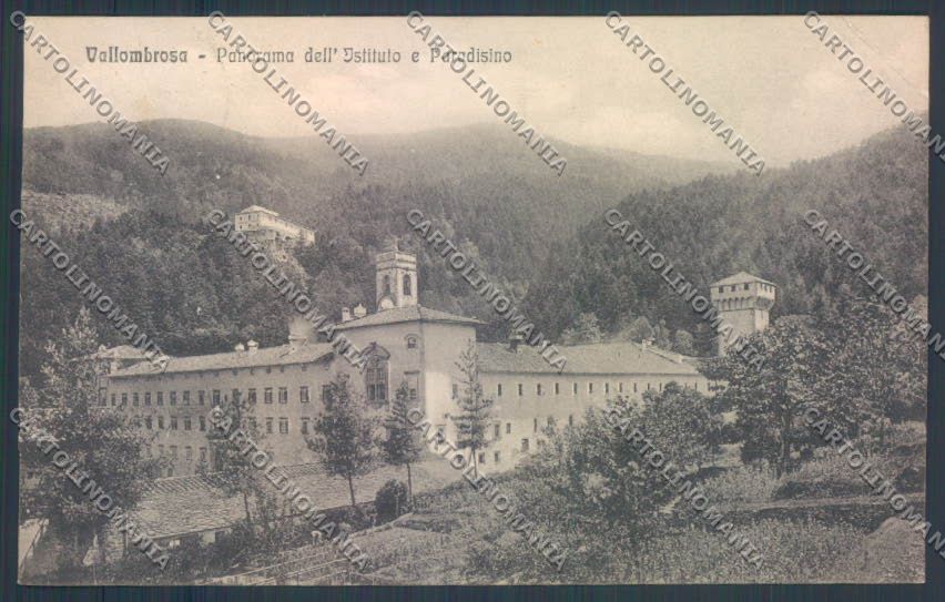 Firenze Reggello Vallombrosa PIEGA cartolina ZG1152 – fronte