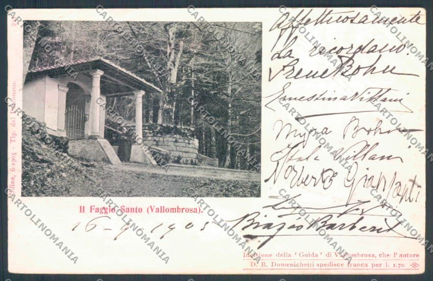 Firenze Reggello Vallombrosa cartolina ZG1165 – fronte