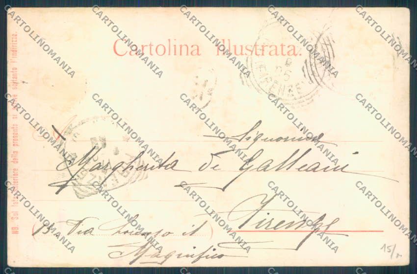 Firenze Reggello Vallombrosa cartolina ZG1165 – retro