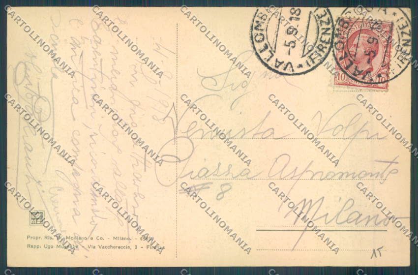 Firenze Reggello Saltinocartolina ZG1167 – retro