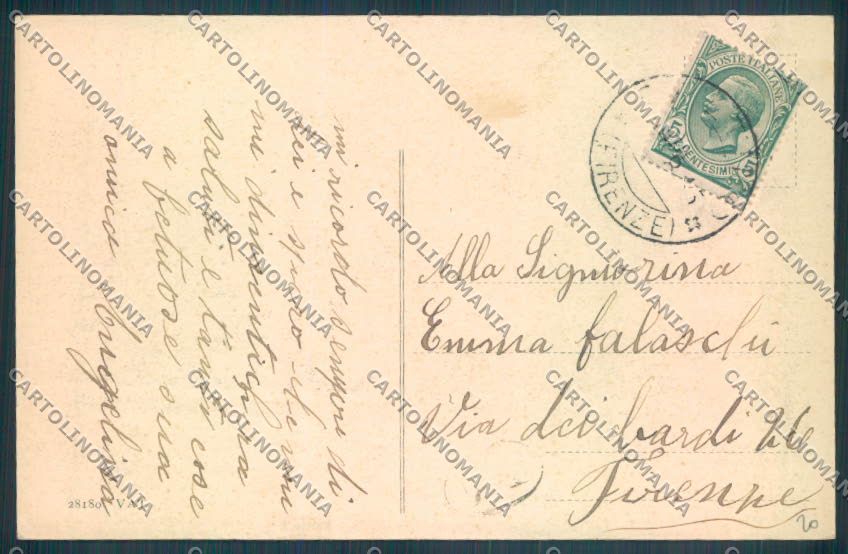 Firenze Reggello Vallombrosa Piscicultura cartolina ZG1180 – retro
