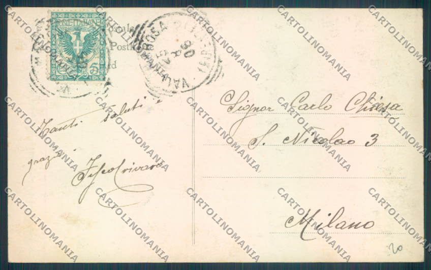 Firenze Reggello Vallombrosa Guardia Forestale Foto cartolina ZG1183 – retro
