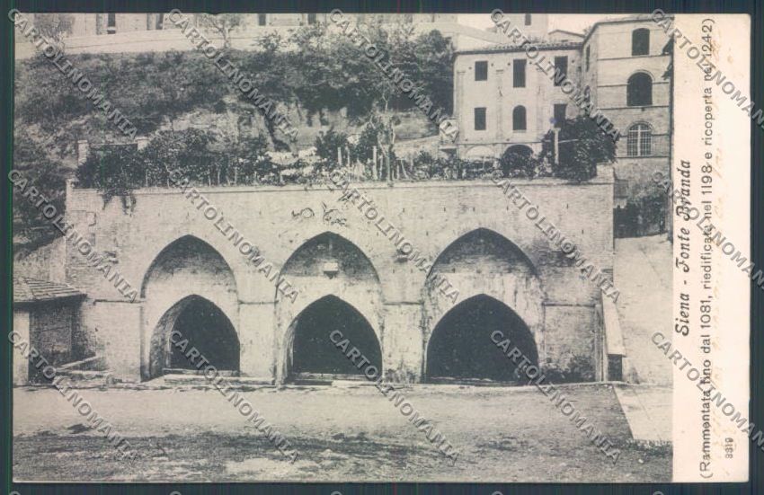 Siena città ABRASA cartolina ZG1215 – fronte