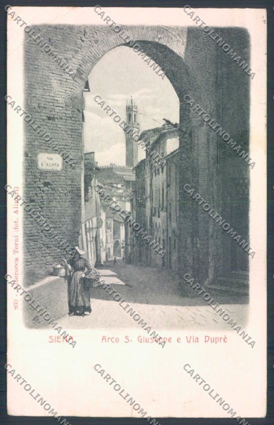 Siena città Alterocca PIEGHE STRAPPINO cartolina ZG1250 – fronte