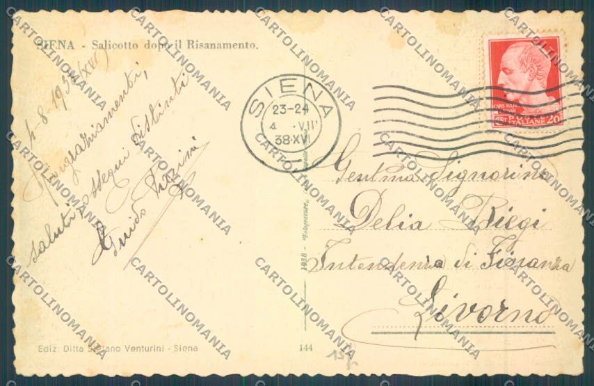 Siena città cartolina ZG1261 – retro