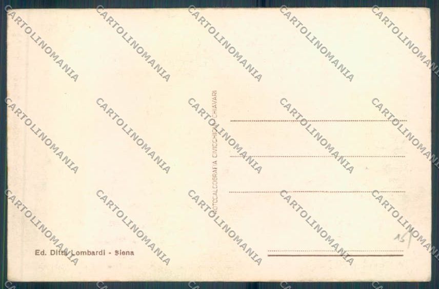 Siena città Ghetto cartolina ZG1279 – retro