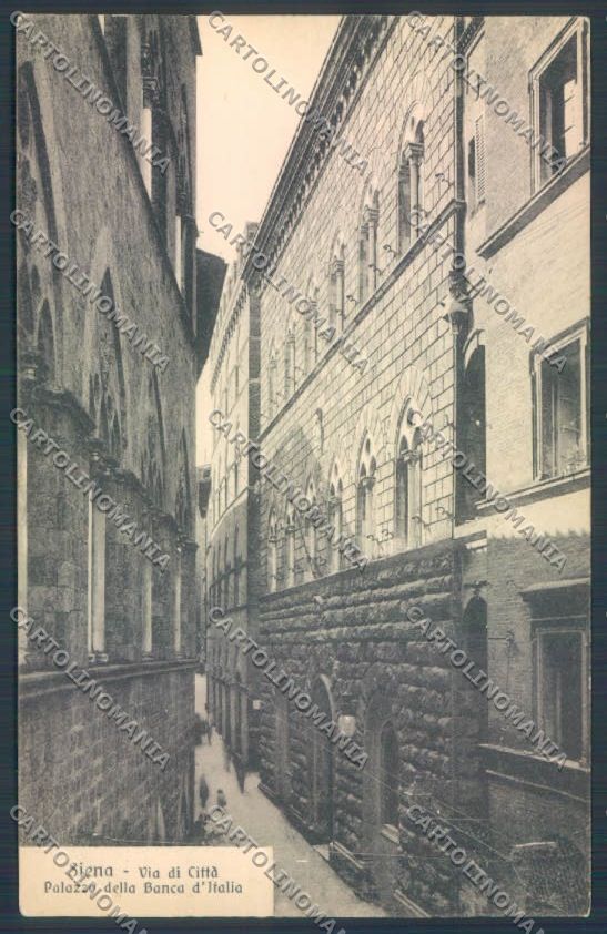 Siena città Banca Italia cartolina ZG1285 – fronte