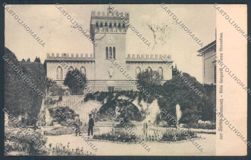 Siena città Villa Sergardi cartolina ZG1288 – fronte