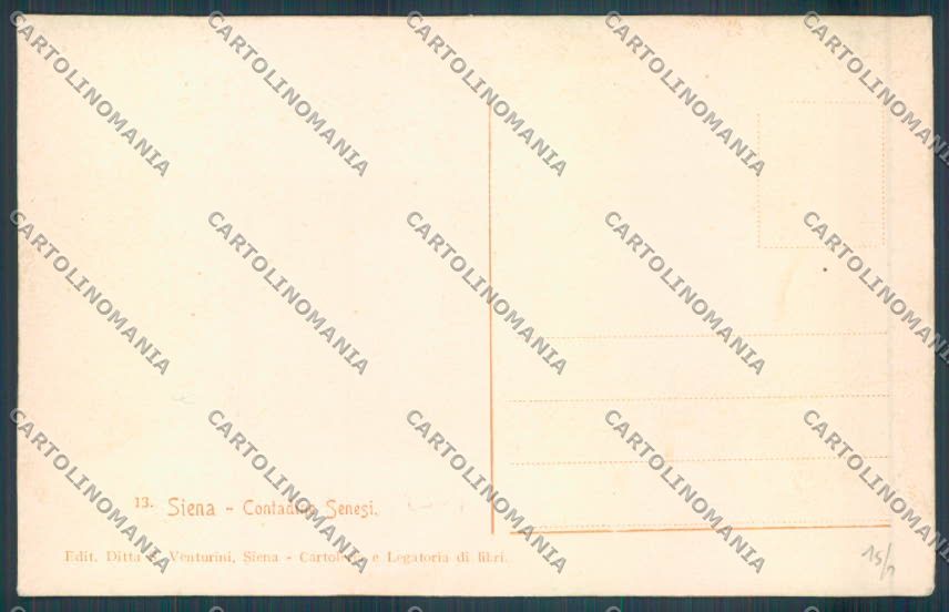 Siena città Costumi cartolina ZG1291 – retro