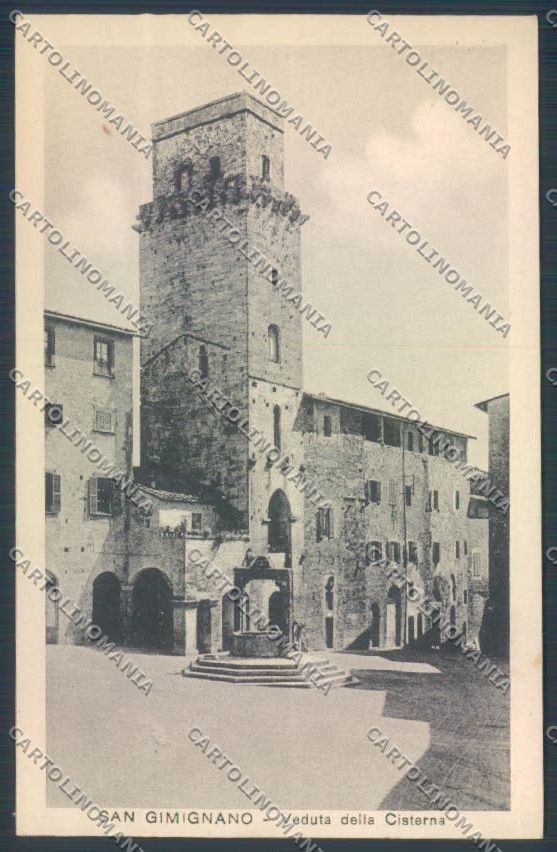 Siena San Gimignano cartolina ZG1309 – fronte