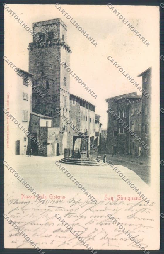 Siena San Gimignano PIEGHINA cartolina ZG1310 – fronte