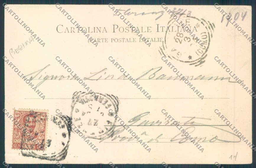 Siena San Gimignano PIEGHINA cartolina ZG1310 – retro