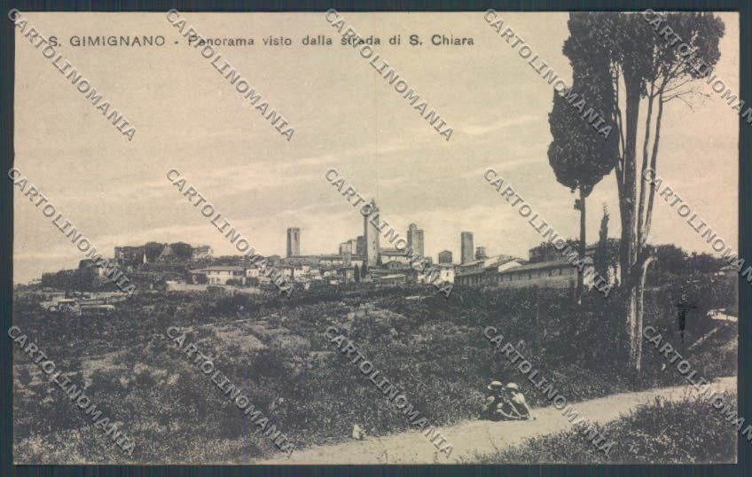 Siena San Gimignano cartolina ZG1314 – fronte