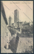 Siena San Gimignano cartolina ZG1317 – fronte
