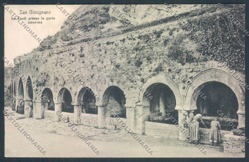 Siena San Gimignano cartolina ZG1319 – fronte