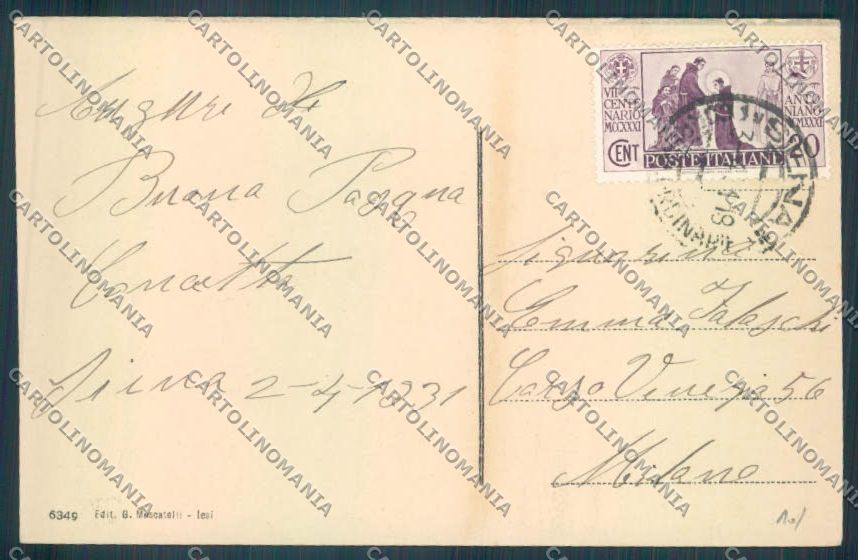 Siena San Gimignano cartolina ZG1320 – retro