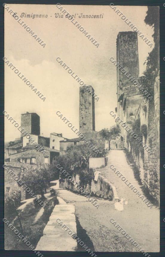 Siena San Gimignano cartolina ZG1321 – fronte