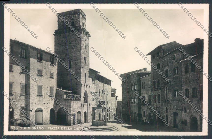 Siena San Gimignano Foto cartolina ZG1324 – fronte