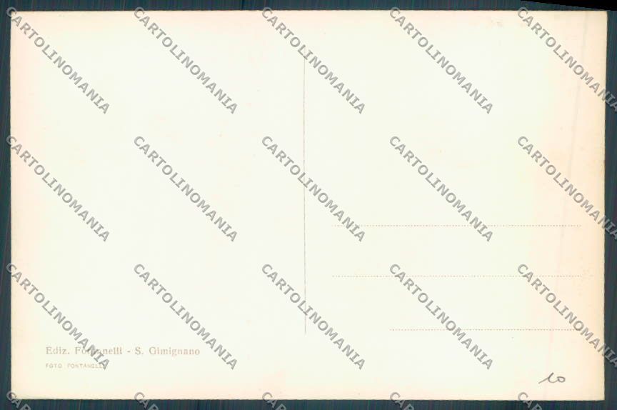 Siena San Gimignano Foto cartolina ZG1324 – retro