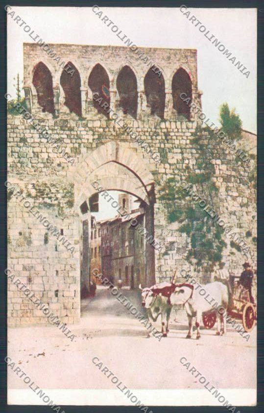 Siena San Gimignano cartolina ZG1326 – fronte