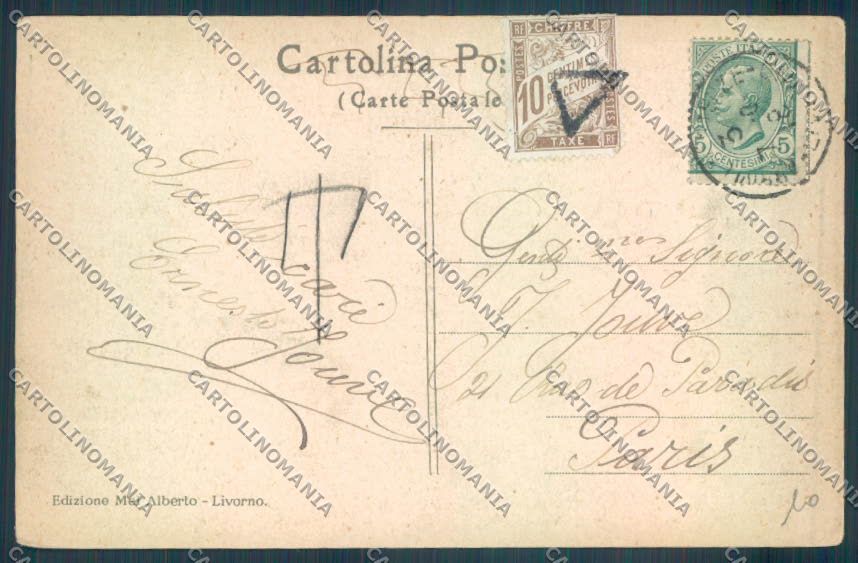 Livorno città cartolina ZG1329 – retro