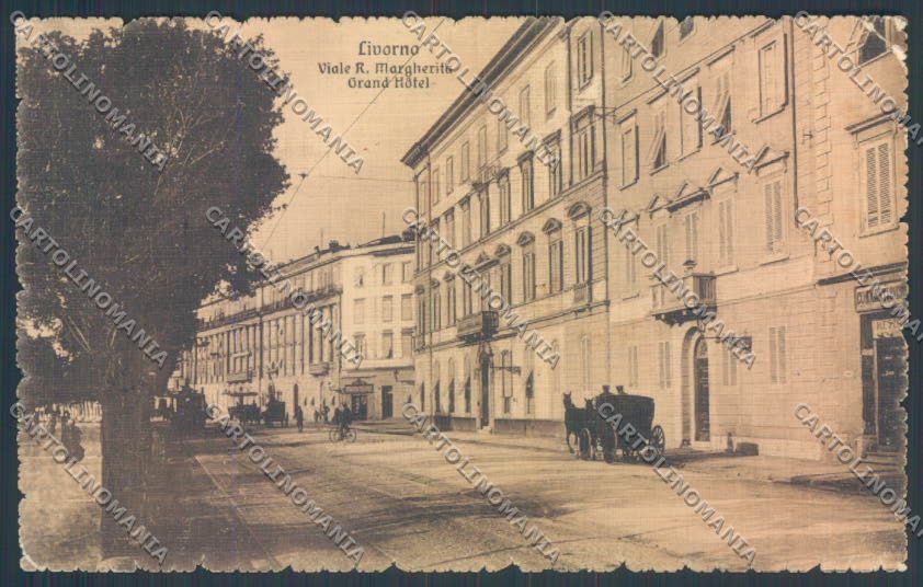 Livorno città Viale Margherita cartolina ZG1333 – fronte