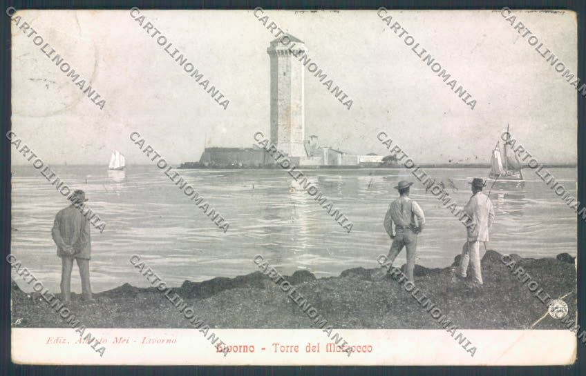 Livorno città Alterocca PIEGA cartolina ZG1352 – fronte