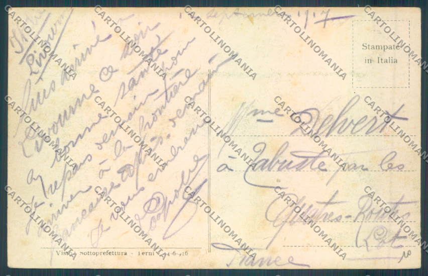 Livorno città Alterocca cartolina ZG1363 – retro