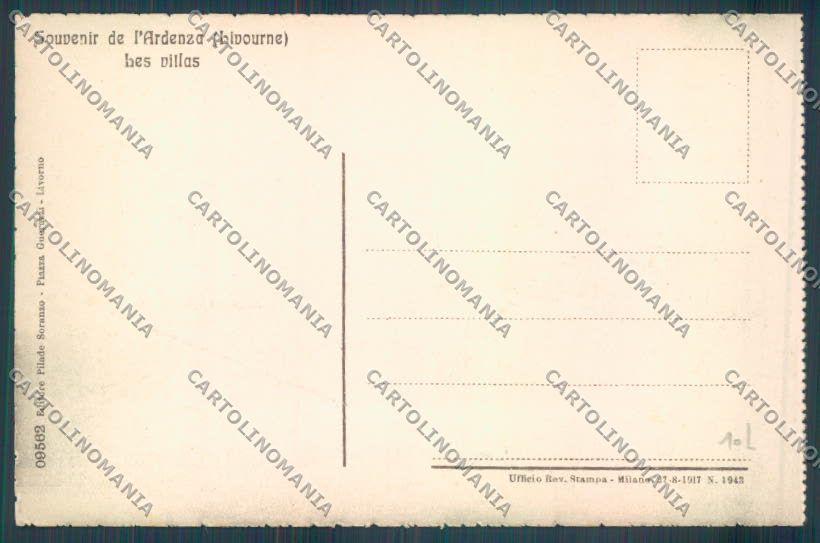 Livorno Ardenza cartolina ZG1380 – retro