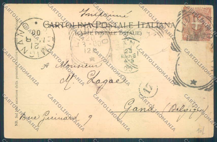 Livorno città cartolina ZG1389 – retro