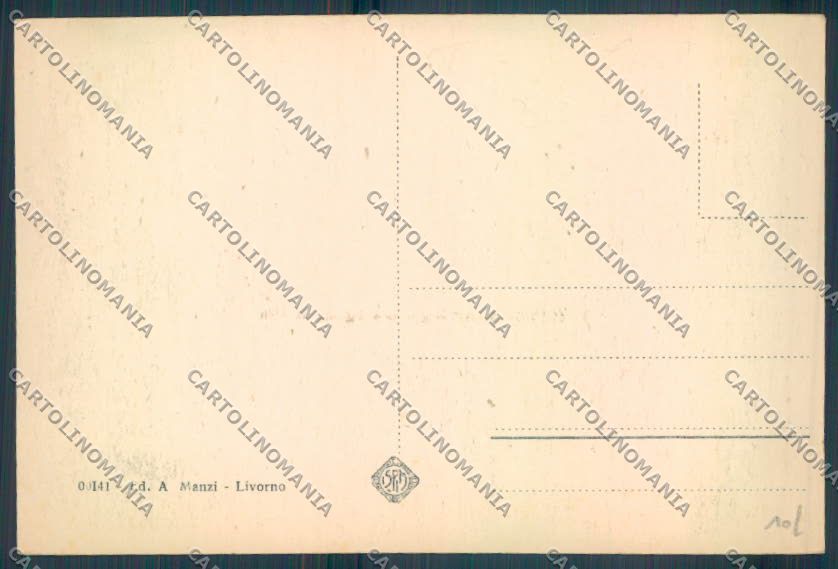 Livorno città Bagni Regina cartolina ZG1392 – retro