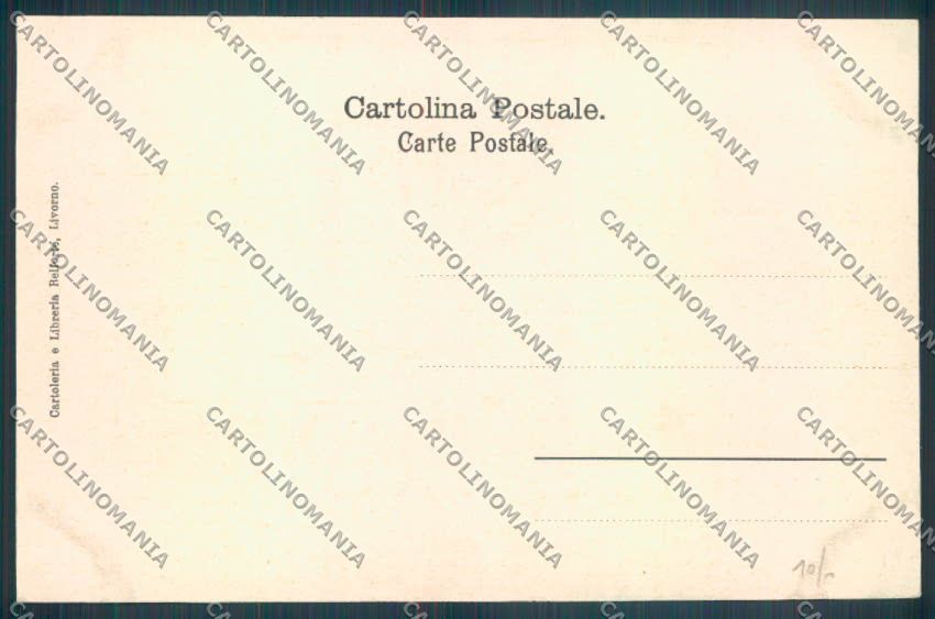 Livorno Antignano cartolina ZG1397 – retro