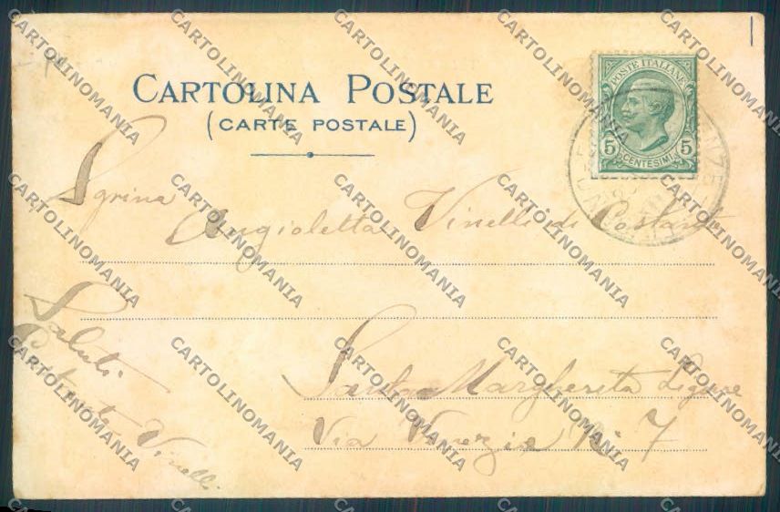 Livorno città Darsena cartolina ZG1402 – retro