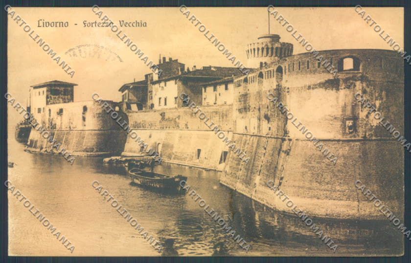 Livorno città Fortezza Vecchia cartolina ZG1407 – fronte