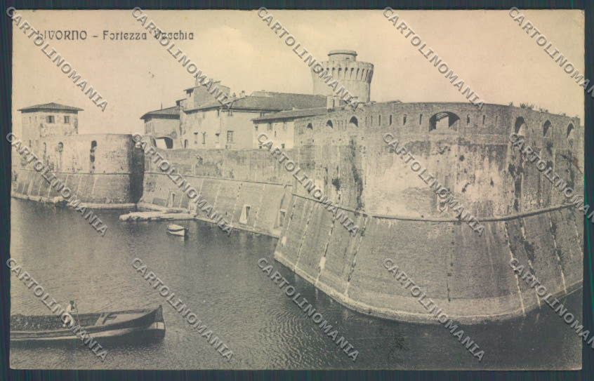 Livorno città Fortezza Vecchia cartolina ZG1408 – fronte