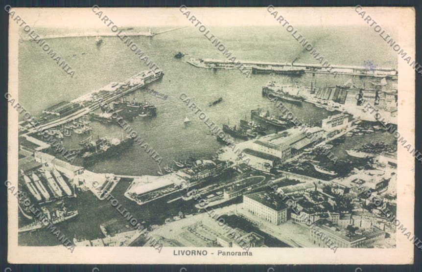 Livorno città PIEGA cartolina ZG1410 – fronte