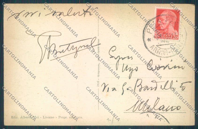 Livorno città cartolina ZG1424 – retro