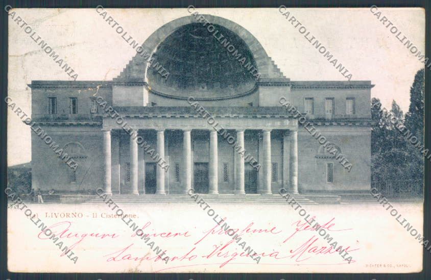 Livorno città Cisternone STRAPPO cartolina ZG1426 – fronte