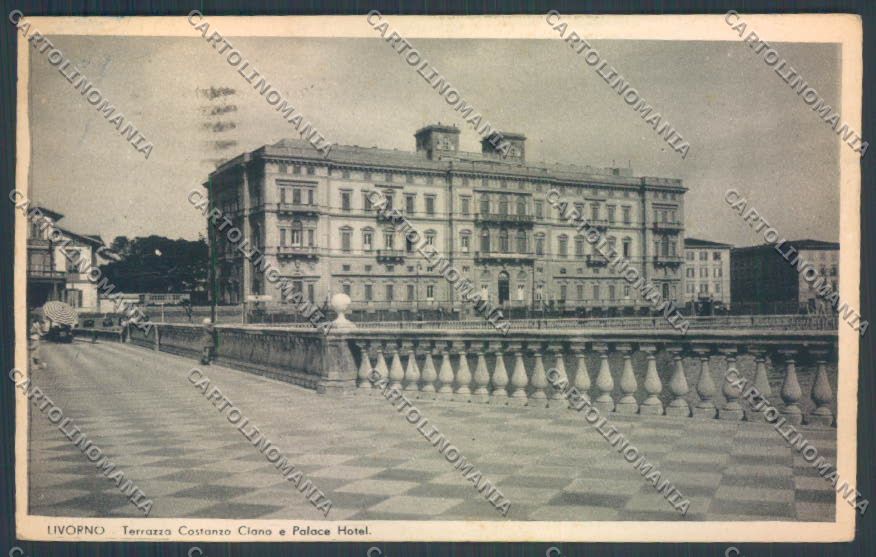 Livorno città Terrazza Ciano cartolina ZG1430 – fronte