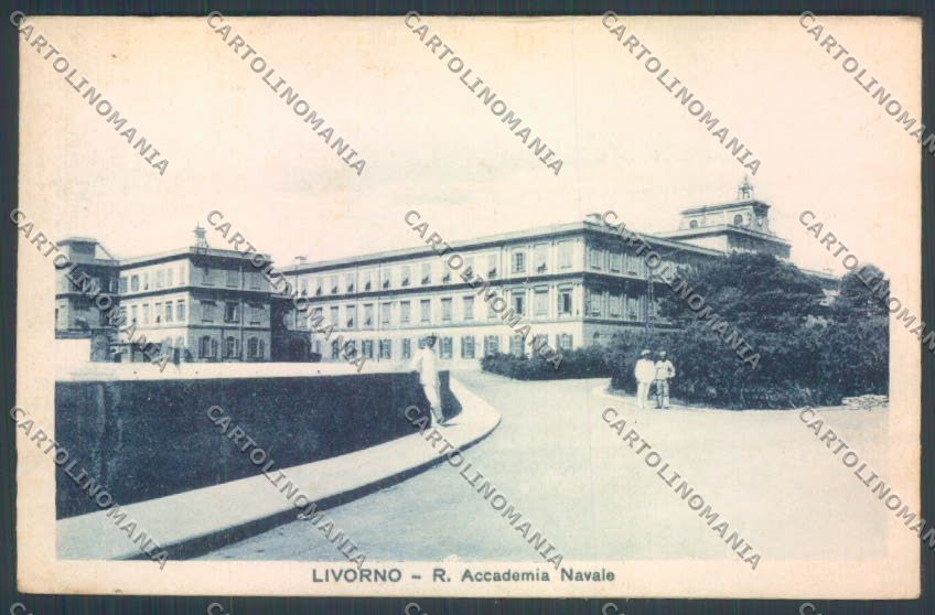 Livorno città Accademia Navale cartolina ZG1432 – fronte