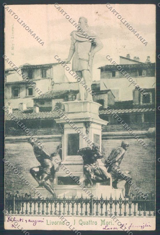 Livorno città RIFILATA cartolina ZG1435 – fronte
