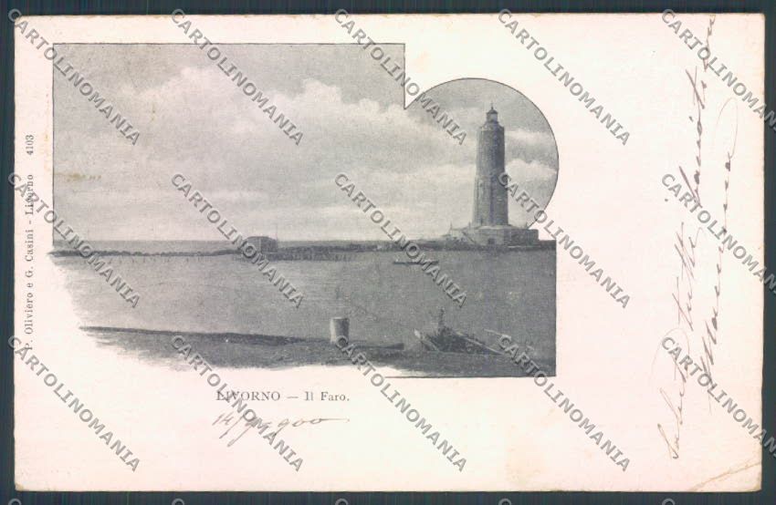 Livorno città Faro cartolina ZG1440 – fronte